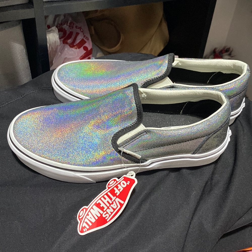 Vans iridescent NWT 8